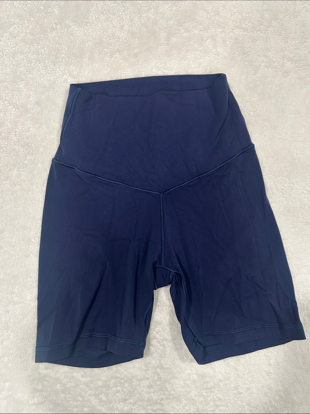 Offline by Aerie High-Waist Navy Bike Shorts